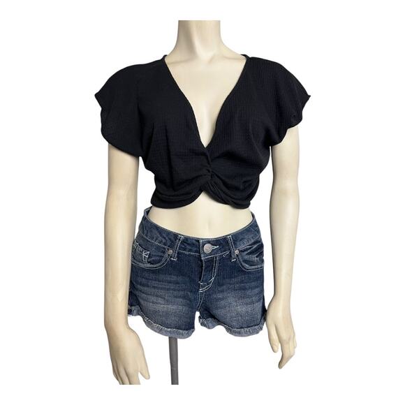 Project Social T NWT Festival Top Shirt Blouse Concert Crop y2k Tank Ribbed New - Picture 1 of 7